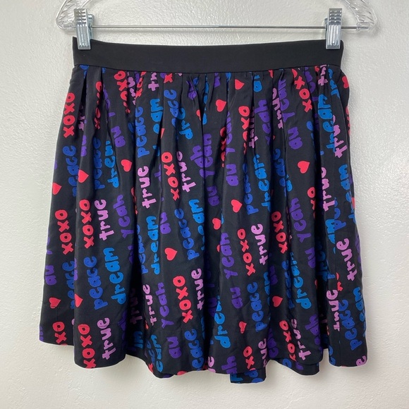 Amanda Uprichard Silk Graphic Mini Multicolor Summer Women’s Small - Picture 11 of 11